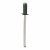 Заклепки вытяжные RAL6005 зеленый мох 3,2х8мм (50шт) Zitar