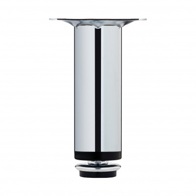 127479_Ножка D30х100 мм, круглая, метал, регулируемая, хром_1.jpg