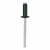 Заклепки вытяжные RAL6005 зеленый мох 4х10мм (50шт) Zitar