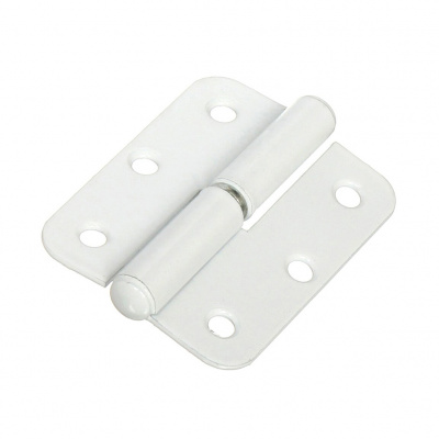 Петля накладная левая ПН1-70 белая (1 шт)