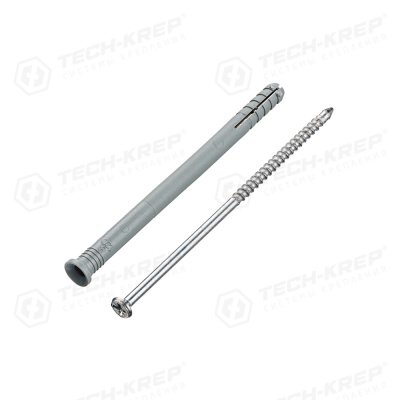 Дюбель-гвоздь полипропилен SM-L 8х120 пот. манжета(10 шт.)