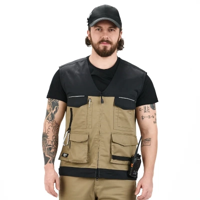 Жилет рабочий FORMA WorkLine WR10, мокко-черный, размер M